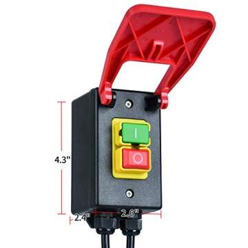 Safety-Oriented Ortis Router Table On/Off Switch with Paddle