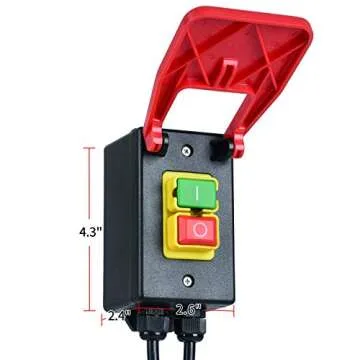 Safety-Oriented Ortis Router Table On/Off Switch with Paddle