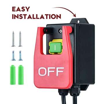 Safety-Oriented Ortis Router Table On/Off Switch with Paddle