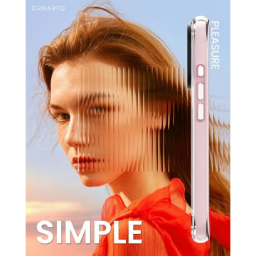 ORNARTO Clear Case with Military-Grade Protection for iPhone 17 Pro Max