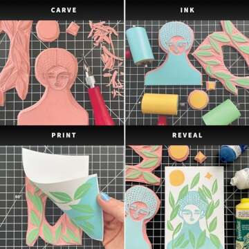 Speedball Water Soluble Block Ink - Perfect for Artists & Crafters