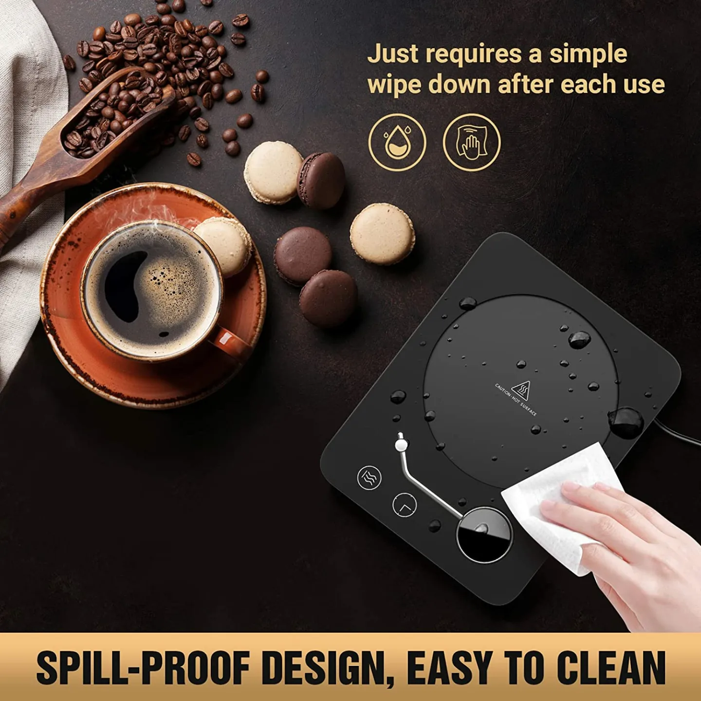 Smart Coffee Mug Warmer with Touch Technology