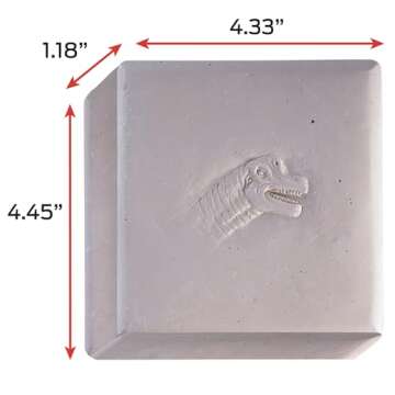 katz trimming / trims unlimited WowWorld: Dino Dig - Brachiosaurus - All-in-One Dinosaur Skeleton Excavation Kit, Tools & Construction Figurine, Educational Science Toy, Kids Ages 6+