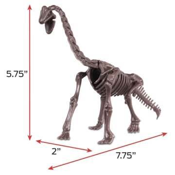 katz trimming / trims unlimited WowWorld: Dino Dig - Brachiosaurus - All-in-One Dinosaur Skeleton Excavation Kit, Tools & Construction Figurine, Educational Science Toy, Kids Ages 6+