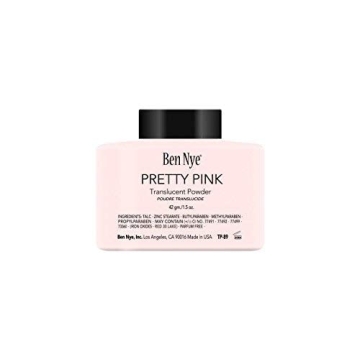 Ben Nye Pink Brightening Face Powder for Flawless Finish