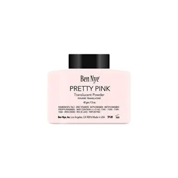 Ben Nye Pink Brightening Face Powder for Flawless Finish