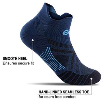 No Show Compression Socks for Active Comfort and Support
