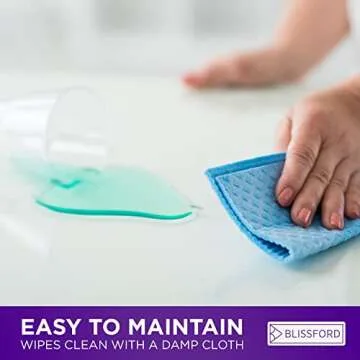 ShopBedding Plastic Mattress Protector - Heavy Duty, Fitted Vinyl - Plastic Mattress Cover King Size Bed, Rubber Sheets for Bedwetting Adult or Child, 100% Waterproof Sheets King Size - Blissford