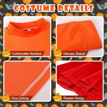 FIHCH 2024 Women's Halloween Dress Up Costume Set