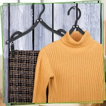Folding Travel Hangers with Clips - Compact & Portable