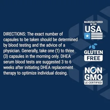 Life Extension DHEA Capsules for Hormone Balance and Vitality