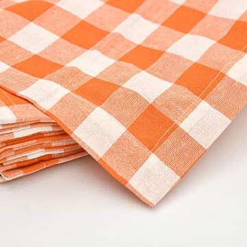 Micasa Décor Cotton Buffalo Check Napkins Set of 12