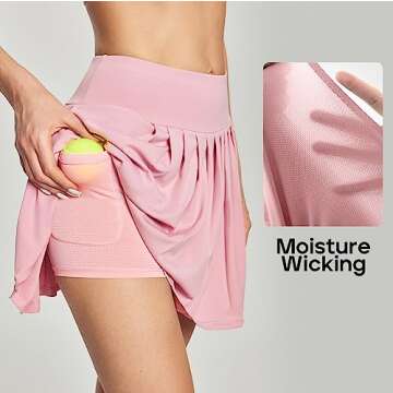 Heathyoga Tennis Skirt Pleated Tennis Skirts for Women Skorts Skirts for Women Golf Skirts for Women Pleated Skirts
