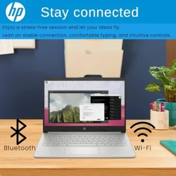 HP 14" HD Laptop with Intel Quad-Core & 16GB RAM