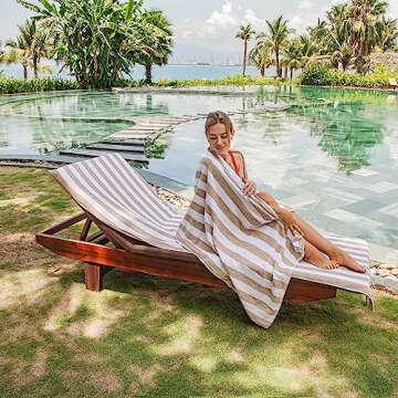 Arkwright California Lounge Covers - Stylish Beach Towels