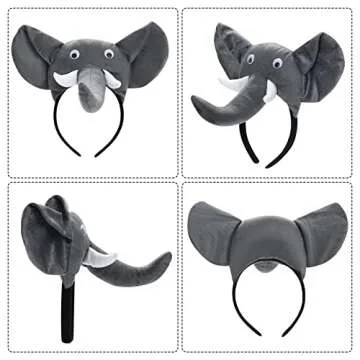 3D Elephant Costume Set for Halloween and Dress Up Fun