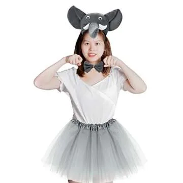 3D Elephant Costume Set for Halloween and Dress Up Fun