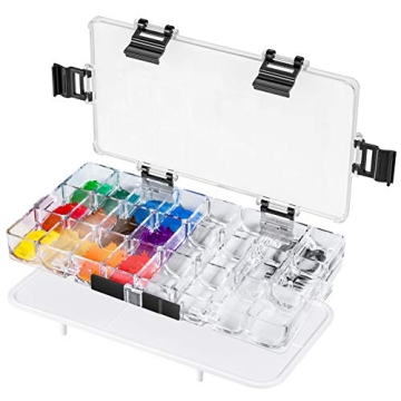 Hethrone 24-Well Airtight Paint Palette for Artists