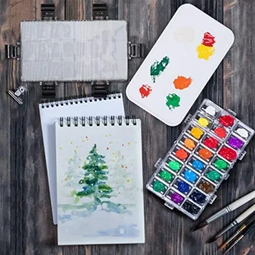 Hethrone 24-Well Airtight Paint Palette for Artists