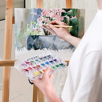 Hethrone 24-Well Airtight Paint Palette for Artists