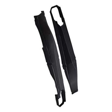 NICECNC Black ABS Rear Swingarm Swing Arm Protector Guard Covers Kit Compatible with KTM 150 200 250 300 350 450 500 EXC EXC-F XCW XCF-W 2012-2023