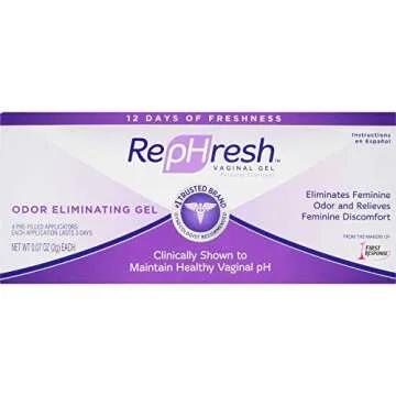 RepHresh Odor Eliminating Vaginal Gel, 4ct (0.07oz)