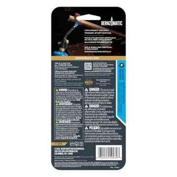 BERNZOMATIC Worthington 336737 WT2301 Trigger Start Propane Torch (2301 Torch)