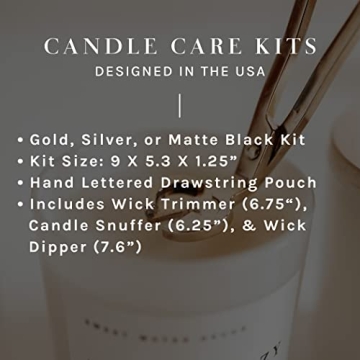 Sweet Water Decor Candle Care Kit for Candle Lovers