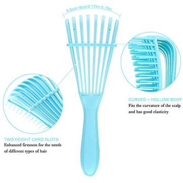 2-Pack Detangling Brush Set for Curly Textured Hair