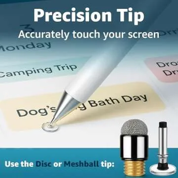 Jmoe USA Stylus and Mount for Skylight Calendar - Dual Tip