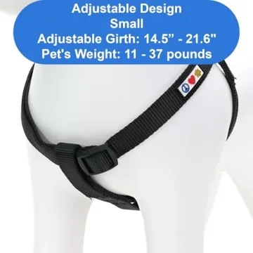 Pawtitas Solid Step-in Dog Harness for Small Dogs