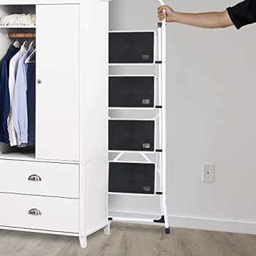 JungleA 4 Step Ladder - Sturdy, Lightweight & Versatile