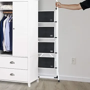 JungleA 4 Step Ladder - Sturdy, Lightweight & Versatile