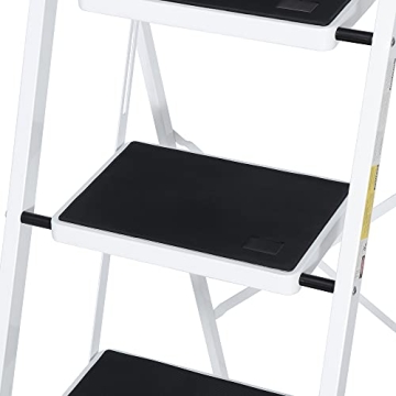 JungleA 4 Step Ladder - Sturdy, Lightweight & Versatile