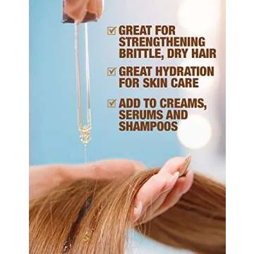 Ethereal Nature 100% Pure! Argan Oil – Great for Strengthening Hair – Hydration for Skin Care – Add to Creams, Serums and Shampoos – 30ML