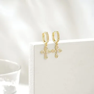 KissYan Gold Huggie Hoop Earrings - Chic and Hypoallergenic