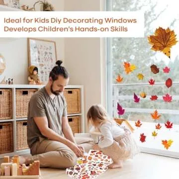 Maimegatt Fall Window Clings for Vibrant Autumn Decor