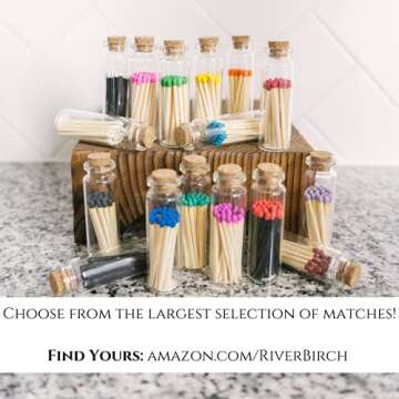 River Birch Decorative Matches - Artisanal Home Accessory