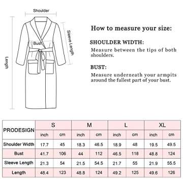 PRODESIGN Women's Long Velvet Robe Soft Warm Bathrobe with Shawl Collar Loose Sleepwear Nightgown (Wine Red, M)