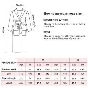 PRODESIGN Women's Long Velvet Robe Soft Warm Bathrobe with Shawl Collar Loose Sleepwear Nightgown (Wine Red, M)