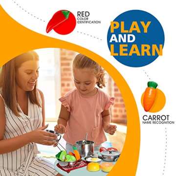 Quality 28Pcs Kids Kitchen Playset - Fun & Educational