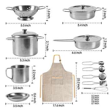 Quality 28Pcs Kids Kitchen Playset - Fun & Educational