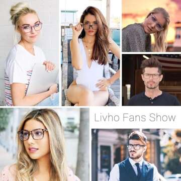 Livho Blue Light Blocking Glasses for Eye Comfort
