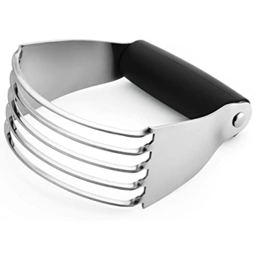 Spring Chef Dough Blender, Top Professional Pastry Cutter with Heavy Duty Stainless Steel Blades, Me...