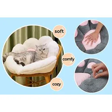 Comfy Cat Paw Chair Cushion for Home and Office