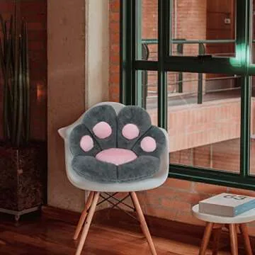 Comfy Cat Paw Chair Cushion for Home and Office