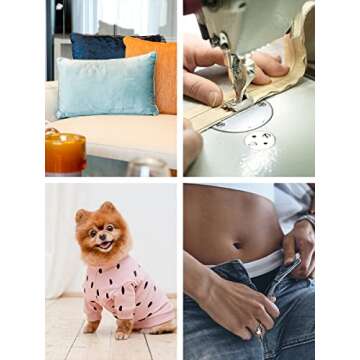 Nylon Zippers for Sewing, 4 Inch 100 PCs Assorted Colors