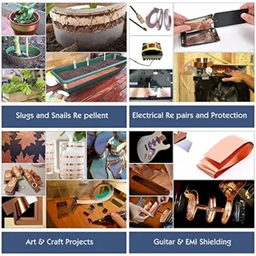 ETERART Copper Foil Tape for Crafts and Electronics