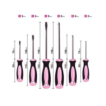 Buy Pink Power Magnetic Screwdriver Set - 6 Piece Tools