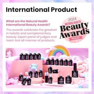 Beetles 24Pcs Gel Nail Polish Set, Pink Purple Pearl Pastel Blue Shimmer Chameleon Green Colors 2025...